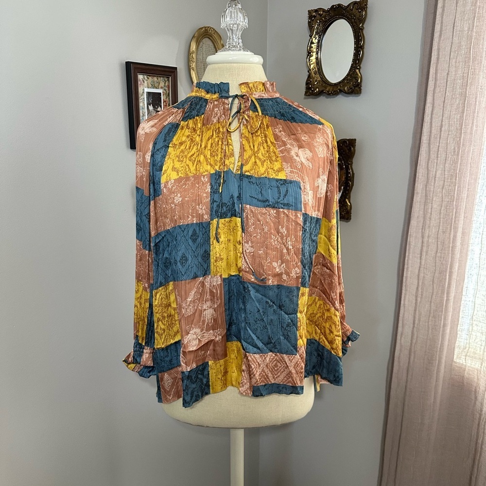Current Air Patchwork Blouse - Picture 2 of 7